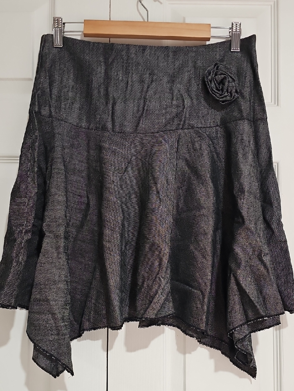 🖤 American Rag Handkerchief Hem Skirt – Boho Flowy, NWT, Size 5